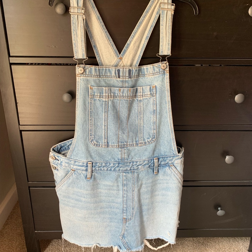 Vintage Abercrombie & Fitch Overall Dress Size XL